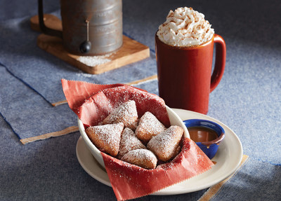 On the sweeter side of the expanded fall menu, Cracker Barrel brings guests unexpected twists on its classic biscuits with Buttermilk Biscuit Beignets served with a rich butter pecan sauce for dipping and a Pumpkin Pie Latte topped with whipped cream, cinnamon and spices