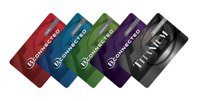 The all-new B Connected program features five player tiers: Ruby, Sapphire, Emerald, Onyx and Titanium.  For more information, visit www.BConnectedOnline.com