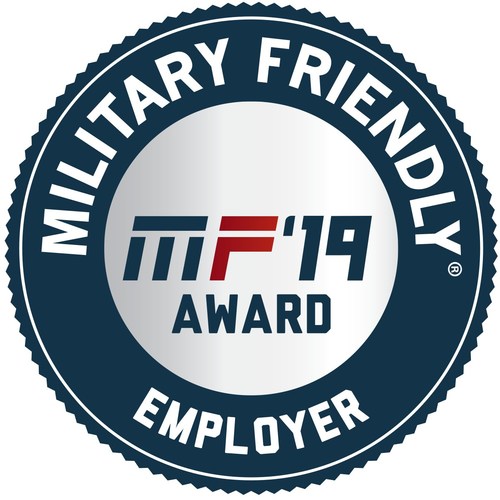 Aviation Technical Services was awarded the Military Friendly Employer Award designation in 2019 based on their commitment, effort and success in creating sustainable and meaningful benefit for the military community.