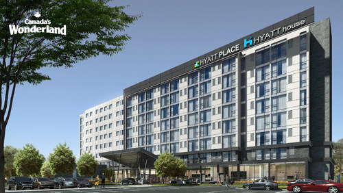 The dual-branded Hyatt House and Hyatt Place Vaughan at Canada's Wonderland will feature accommodations attractive to park guests as well as business and tourism visitors in a contemporary setting.