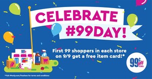 99 Cents Only Stores Celebrate #99Day on Sept. 9 with Giveaway for Early-Bird Shoppers