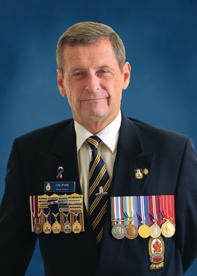 Tom Irvine, Prsident-lu, La Lgion Royale Canadienne (Groupe CNW/Lgion royale canadienne)