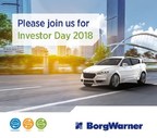 BorgWarner to Host Investor Day on September 18, 2018