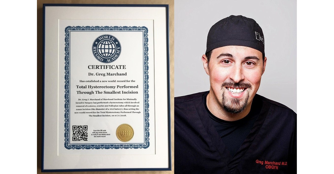 Dr. Marchand, Master Surgeon in Minimally Invasive Gynecology, Awarded