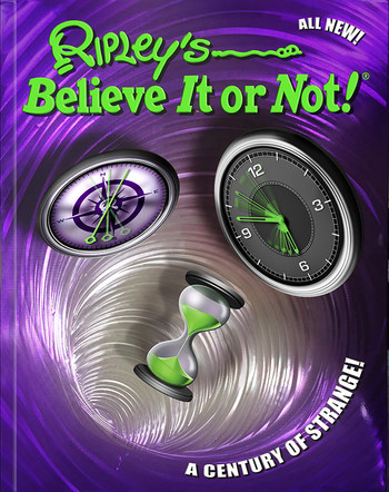Cover of Ripley Publishing's newest title 'Ripley's Believe It or Not! A Century of Strange'