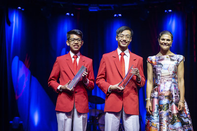 Johnny Xiao Hong Yu, Caleb Liow Jia Le (PRNewsfoto/SIWI)