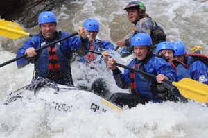 Warriors Find Their Strength on White Water Rafting Adventure