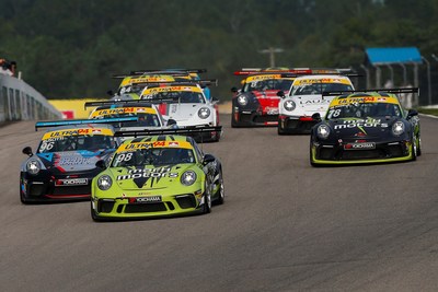 Les deux dernires courses de la saison de la srie Ultra 94 Porsche GT3 Cup Challenge Canada prsente par Yokohama se sont disputes au Canadian Tire Motorsport Park dans le cadre du weekend final qui s'est tenu les 25 et 26 aot. (Groupe CNW/Automobiles Porsche Canada)