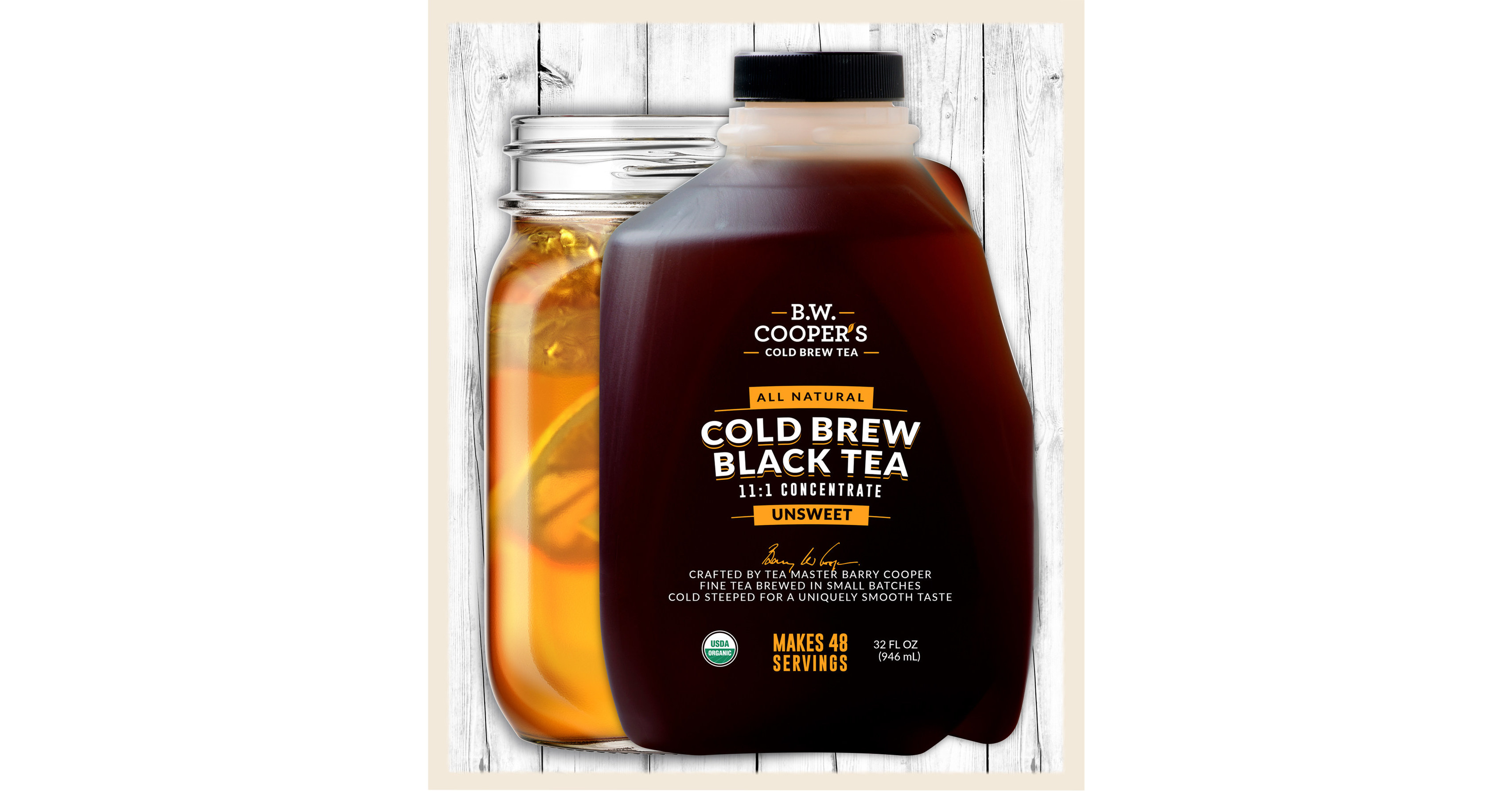 Cooper Tea Launches First Cold Brew Tea Concentrate Designed for