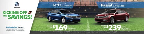 Get great deals on select Volkswagen vehicles during the Kick Off the Savings sales event at Elgin Volkswagen!