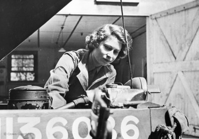 Princess Elizabeth II during World War Two (PRNewsfoto/Hawes & Curtis)