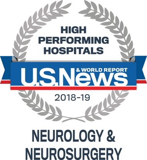 Capital Health Regional Medical Center Recognized as Top Hospital for Neurology and Neurosurgery by U.S. News &amp; World Report in Central and Southern New Jersey and Eastern Pennsylvania