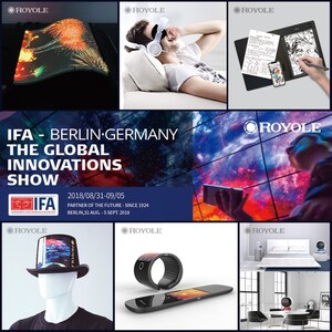 Royole to Showcase Its Flexible Display and Flexible Sensor Technologies for B2B and B2C Uses at IFA 2018 Consumer Electronics Show