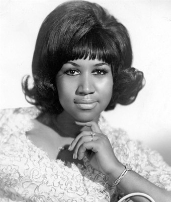 A young Aretha Franklin, pictured in 1968, a year after her smash hit “(You Make Me Feel Like a) Natural Woman.” (via Creative Commons)