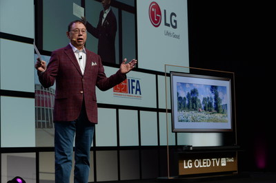 Outlining the strategic direction for the new era of artificial intelligence, LG Electronics (LG) Chief Executive Officer Jo Seong-jin (pictured above) and President & Chief Technology Officer Dr. I.P Park delivered the joint opening keynote address at IFA 2018.