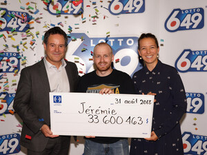 33 600 463 $ - Le Lotto 6/49 fait un jeune multimillionnaire dans le Bas-Saint-Laurent
