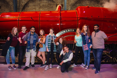 All aboard the Knight Bus experience: Wizarding World fans take a magical trip back to Hogwarts (PRNewsfoto/Wizarding World)