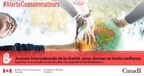 Alerte aux consommateurs - Journée internationale de la charité : pour donner en toute confiance