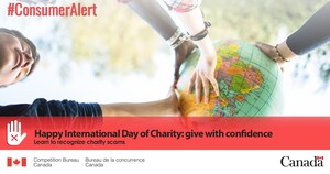 Consumer Alert - Happy International Day of Charity: give with confidence
