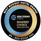 Red Roof Inn® Named Best Budget Hotel Brand In The U.S. By USA Today® Readers