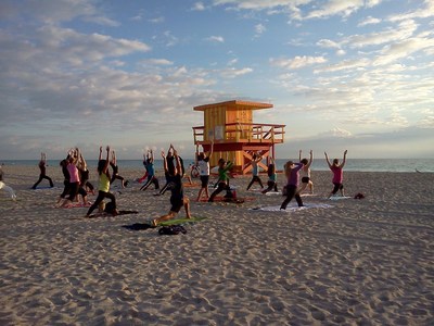 Miami Beach welcomes travelers to enjoy the perfect wellness getaway with a variety of feel-good offerings, like yoga on the beach, created to connect the mind, body, and spirit ahead of the busy holiday season.