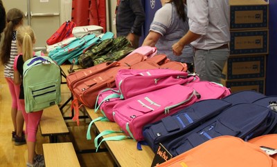Thousands of Washington students received new backpacks and school supplies this year with the help of Inspirus Credit Union (pronounced inspire-us). Donations totaling more than $40,000 supported 22,000 students this year.