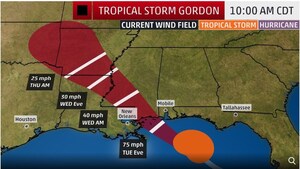 C Spire prepares for Gordon's expected landfall along Gulf Coast tonight