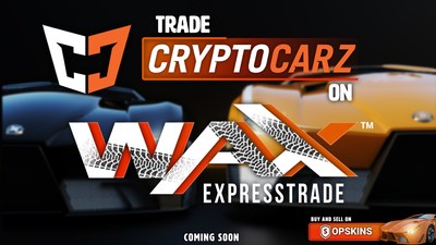 Blockchain Virtual Reality Game “CryptoCarz” Partners with WAX and OPSkins Marketplace.