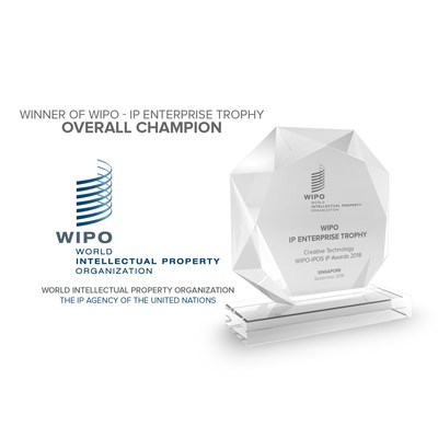 Creative Wins 2018 IP Enterprise Trophy Overall Champion Award