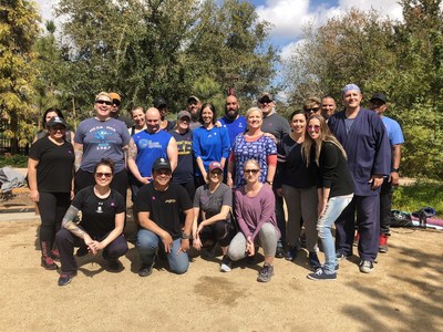 Warriors gather at the Japanese Friendship Gardens for Wounded Warrior Project outing