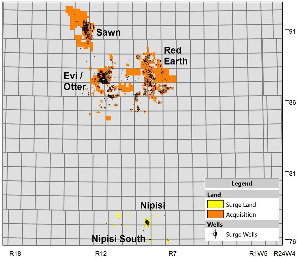 Surge Energy Inc. Announces Accretive 320 Million Core Area Light Oil Acquisition