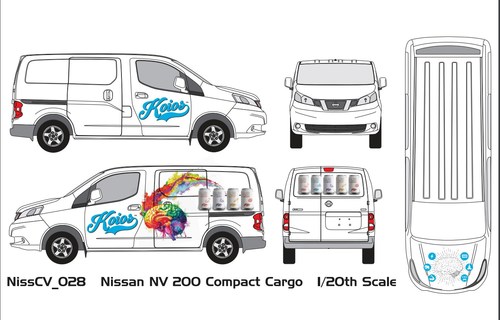 Koios Beverage Corp. is preparing a fleet of branded delivery vans as part of its plan to adopt a Direct Store Delivery model of distribution in its home state of Colorado. (CNW Group/Koios Beverage Corp.)