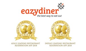 EazyDiner Makes India Proud: Awarded the Best Restaurant Reservation App in India and Asia, 2018 by World Travel Awards in Hong Kong