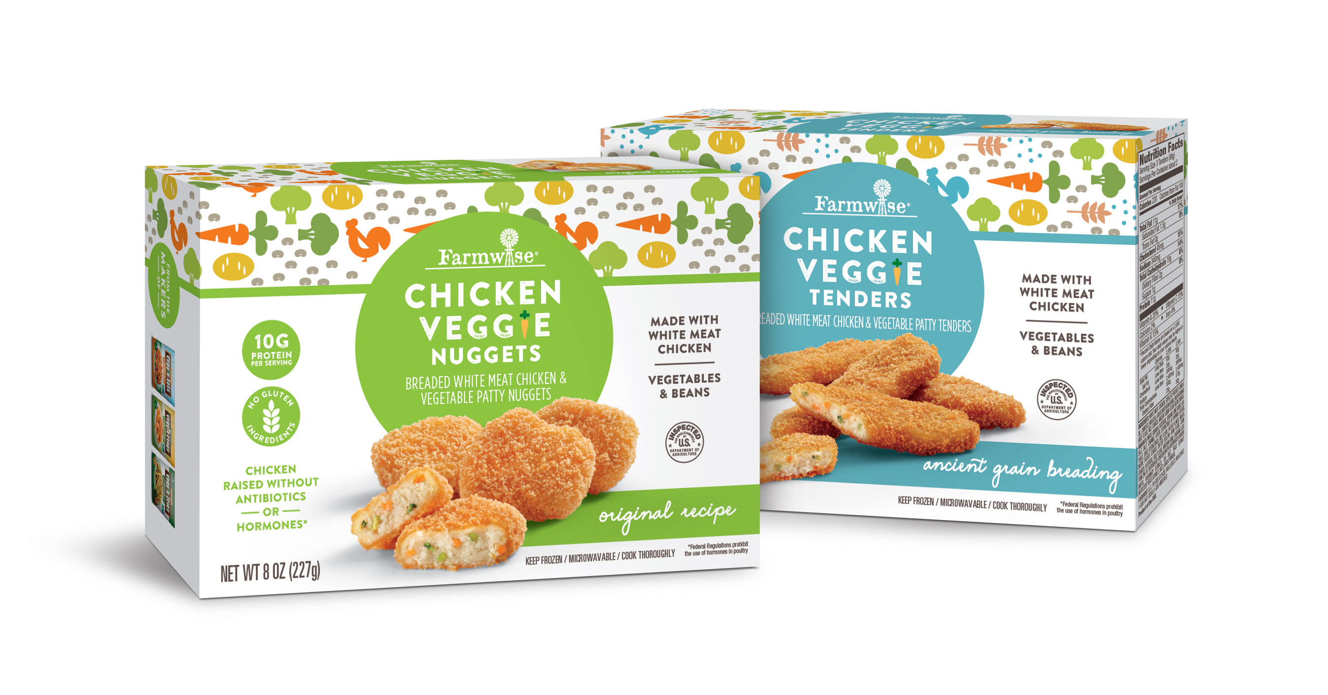 Farmwise® Creates AllInOne Chicken Veggie Nuggets & Tenders