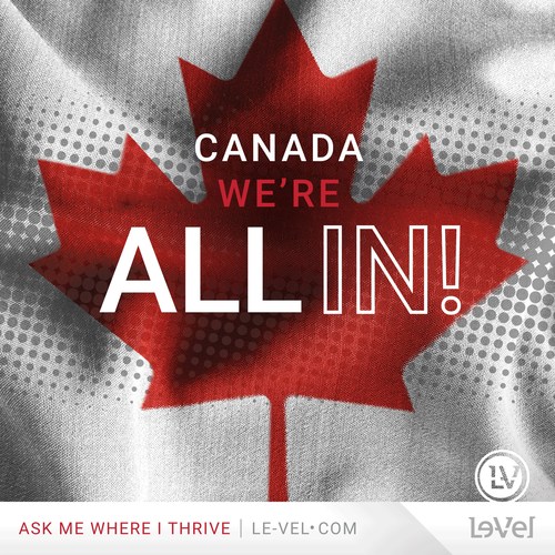 Le-Vel est ravie d’annoncer que la société est pleinement opérationnelle au Canada avec un nouveau site Web, un nouveau centre d’emballage et de traitement des commandes.