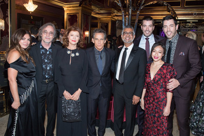 Natasha Koifman, Jackson Browne, Susan Sarandon, Ben Stiller, Hari Ravichandran, Jonathan Scott, Drew Scott and Linda Phan attend the Artists For Peace And Justice Festival Gala 2018 Presented By BOVET at Windsor Arms Hotel on September 8, 2018 in Toronto, Canada. (Photo by Ryan Emberley/Getty Images for Artists for Peace and Justice Canada)