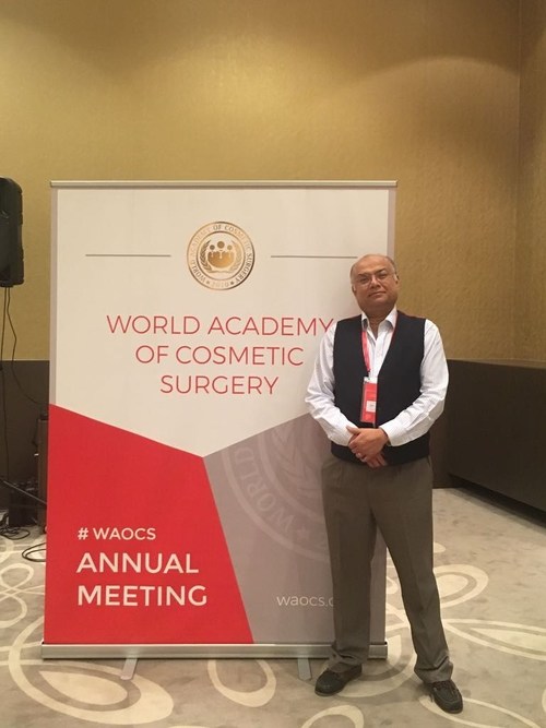 Dr. Ash Dutta (UK), Founder of Aesthetic Beauty Centre,  Appointed Vice-President of WAOCS (World Academy of Cosmetic Surgery) at Annual Meeting 2018 in Vienna. (PRNewsfoto/Aesthetic Beauty Centre)