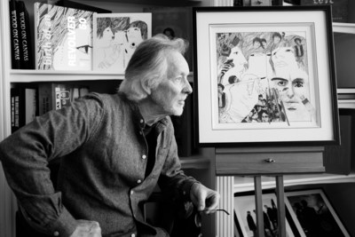 "It started in Hamburg": Klaus Voormann, legendary musician, friend of the Beatles, designer of the Beatles' iconic Revolver album cover and Grammy Award winner, will be launching a new exhibition from 19 to 23 September 2018 at the Reeperbahn Festival Hamburg. The show is dedicated to Voormann's substantial creative work and pays tribute to the Beatles' Hamburg years (photo: genisispublicationguildfort) (PRNewsfoto/Hamburg Marketing GmbH)