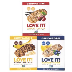 Cherryvale Farms Expands Beyond Baking Aisle; Introduces Love It!® Whole Grain Snack Bars