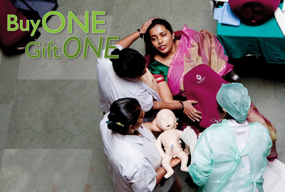 As part of the ‘Buy One, Gift One’ Program, for each birthing simulator purchased through Laerdal Medical, a second one is donated to support the Helping Mothers Survive initiative.