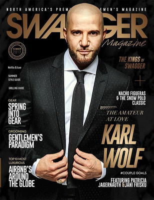 SWAGGER Magazine cover featuring Karl Wolf (Photo: Michael Stuckless) (CNW Group/Swagger Publications Inc.)