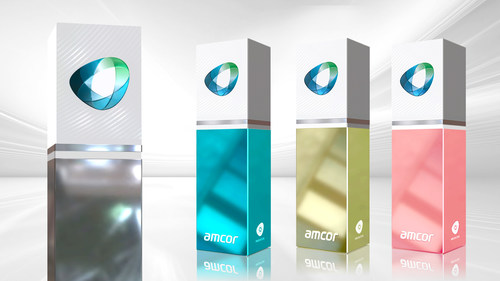 A unique printing technology from Amcor that creates folding cartons with a premium look and that are easily recycled is now available to consumer brands doing business in Latin America. (PRNewsfoto/Amcor)