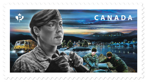 Les Forces armées canadiennes (Groupe CNW/Postes Canada)