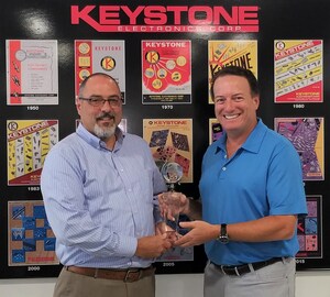 Keystone Electronics Honors Digi-Key with Esteemed 2018 President's Award