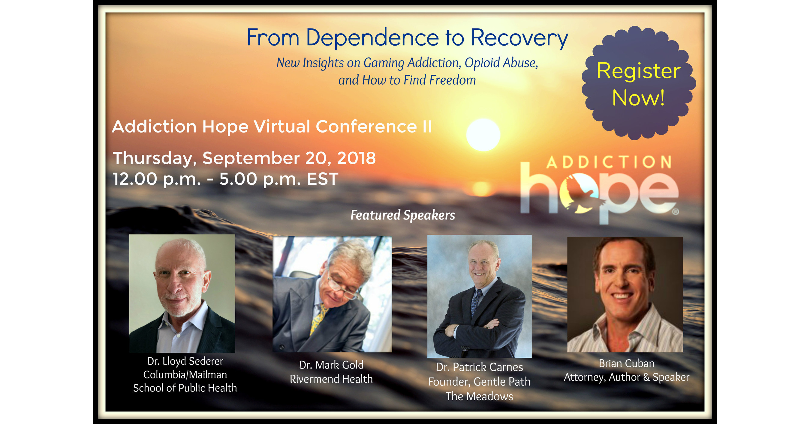 Addiction Hope Announces Online Conference Focusing on New Research and