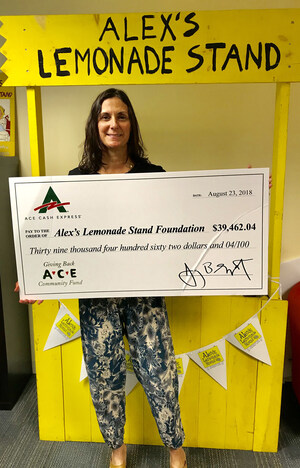 ACE Donates $39,462 to Support Childhood Cancer Research and Awareness