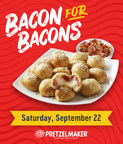 Pretzelmaker® Introduces New Bacon &amp; Mozzarella Stuffed Bites with "Bring Home the Bacon" Celebration