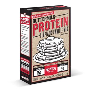 Hot Off The Griddle: Krusteaz Steps Up Pancake Game With Introduction Of New And Improved Buttermilk Protein Flapjack &amp; Waffle Mix