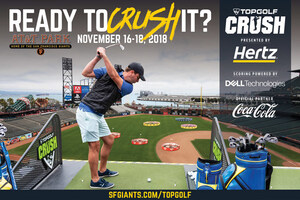 Topgolf Crush Set to Take Over AT&amp;T Park in San Francisco Nov. 16-18