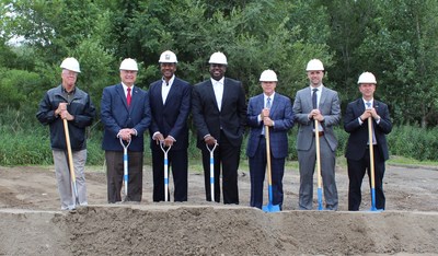 Executives and well-wishers helped celebrate Rapids Honda's groundbreaking at their recent ceremony.